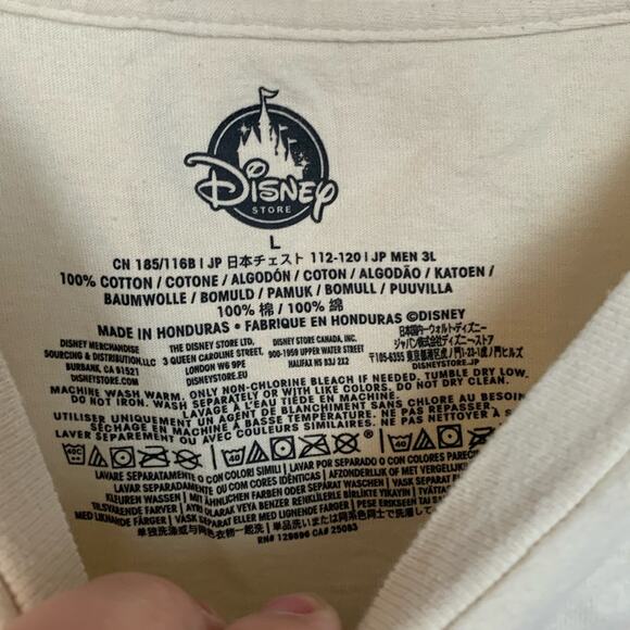 Disney Store mens Large short sleeve Mickey mouse American original travel Walt - Picture 2 of 7